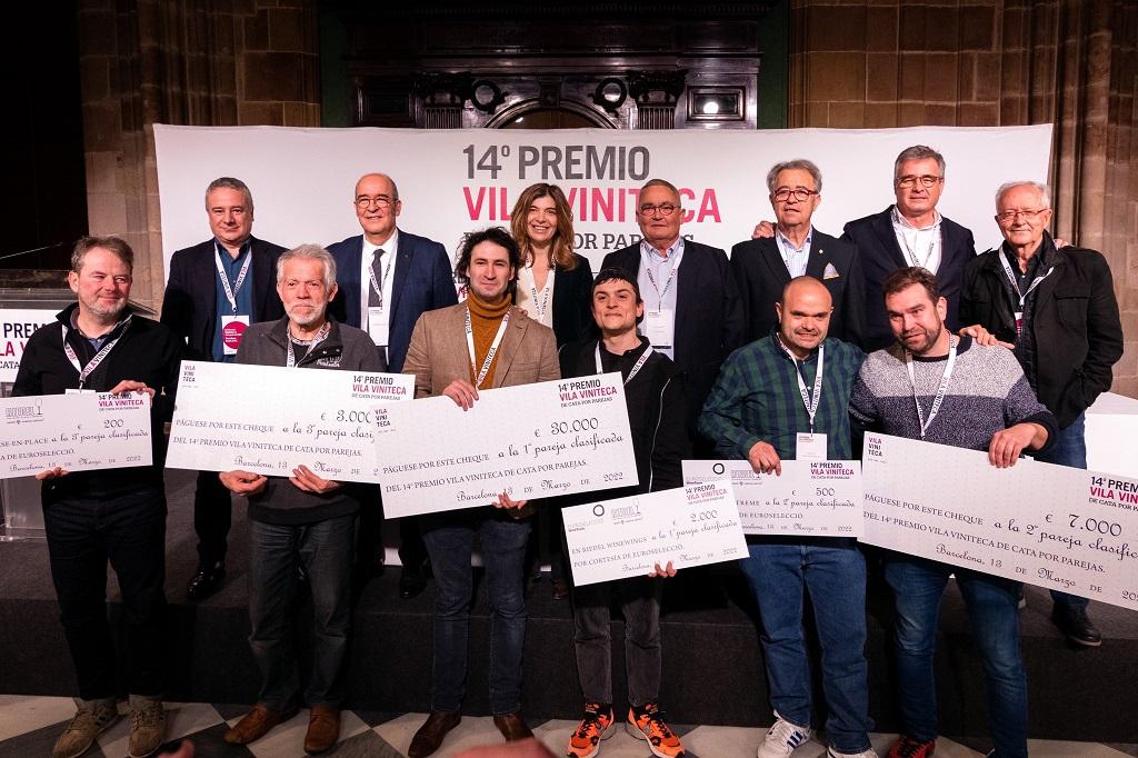 Boris Olivas y Alberto García ganan el Premio Vila Viniteca de Cata por Parejas