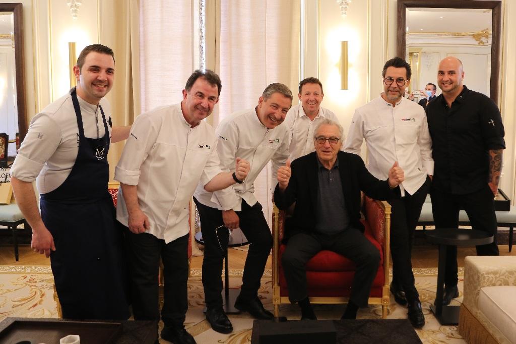 Robert De Niro deja vacíos los platos del menú más caro del mundo