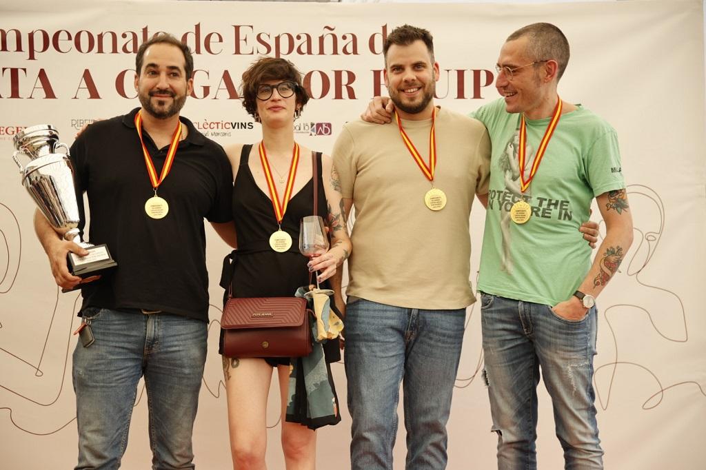 Un equipo catalanoandaluz gana el Campeonato de España de Cata a Ciegas