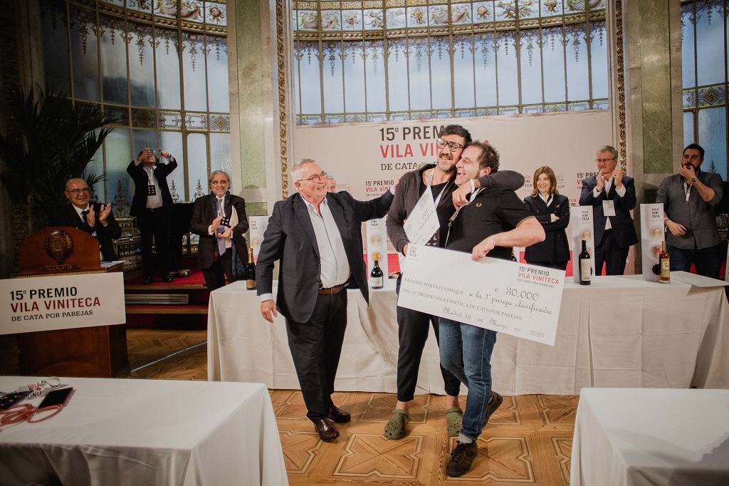 Nacho Martínez y Eloi Cedo, ganadores del Premio Vila Viniteca