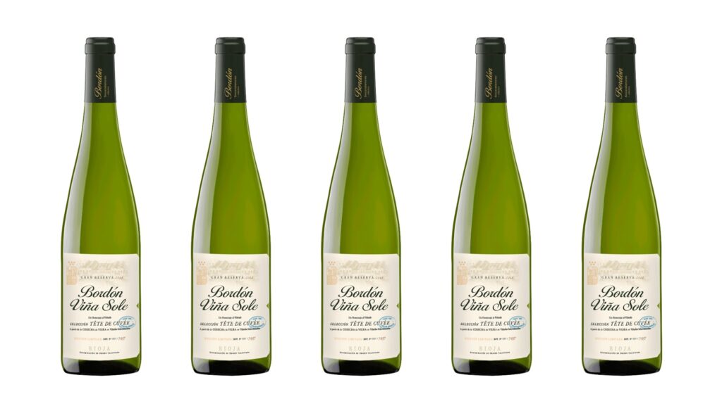 Bordón Viña Sole Gran Reserva 2018, categoría y longevidad 